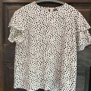 Dalmatian print blouse